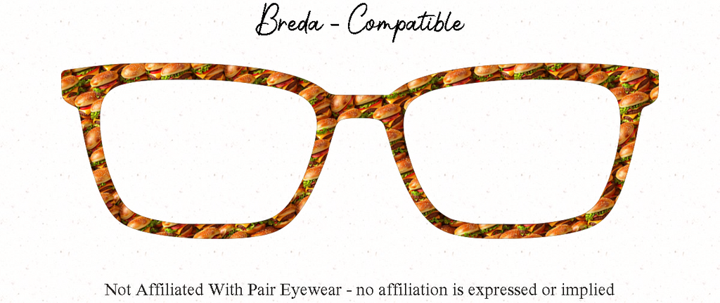 Junk Food Toppers- 12 Fast Food Patterns for Pair Eyewear w/ Visual Design Tools