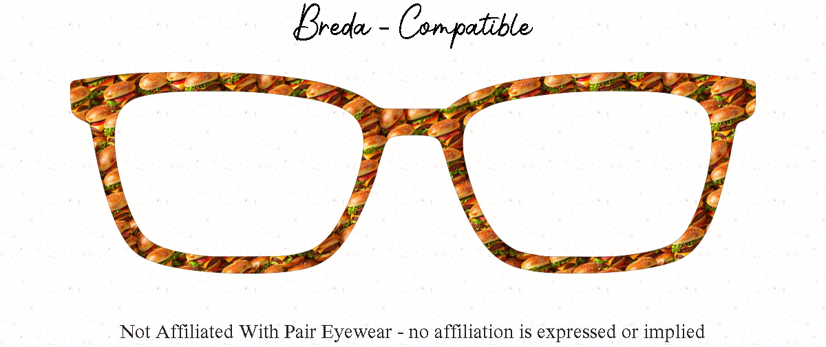 Junk Food Toppers- 12 Fast Food Patterns for Pair Eyewear w/ Visual Design Tools