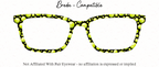 Tennis Ball Patterned all Metal Topper compatible with Pair Eyewear