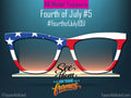 Bold Stripes, Bright Stars | Clean USA Flag Metal Topper | Compatible with Pair Eyewear