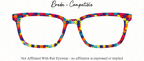 Autism Awareness 105 | Puzzle Pieces | Pair Eyewear Compatible | All Metal