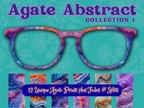 Agate Abstract Collection #1 | Pair Eyewear Compatible | w/Visual Design Tools