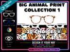 Animal Prints Big and Bold | Pair Eyewear Compatible | w/ Visual Design Tools