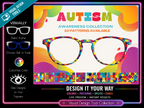 Autism Awareness Collection #1 | Pair Eyewear Compatible | w/ Visual Design Tools