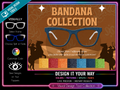 Bandana Collection | Pair Eyewear Compatible Metal Toppers | w/ Visual Design Tools