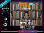 Books Are Life Collection #1 | Pair Eyewear Compatible | w/Visual Design Tools