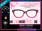 Breast Cancer Awareness Collection #1 | Pair Eyewear Compatible | w/Visual Design Tools