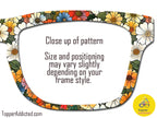 Bright Florals Top Frames | Pair Eyewear Compatible Metal Toppers