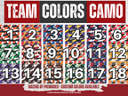 Team Colors Camouflage with Visual Design Tools