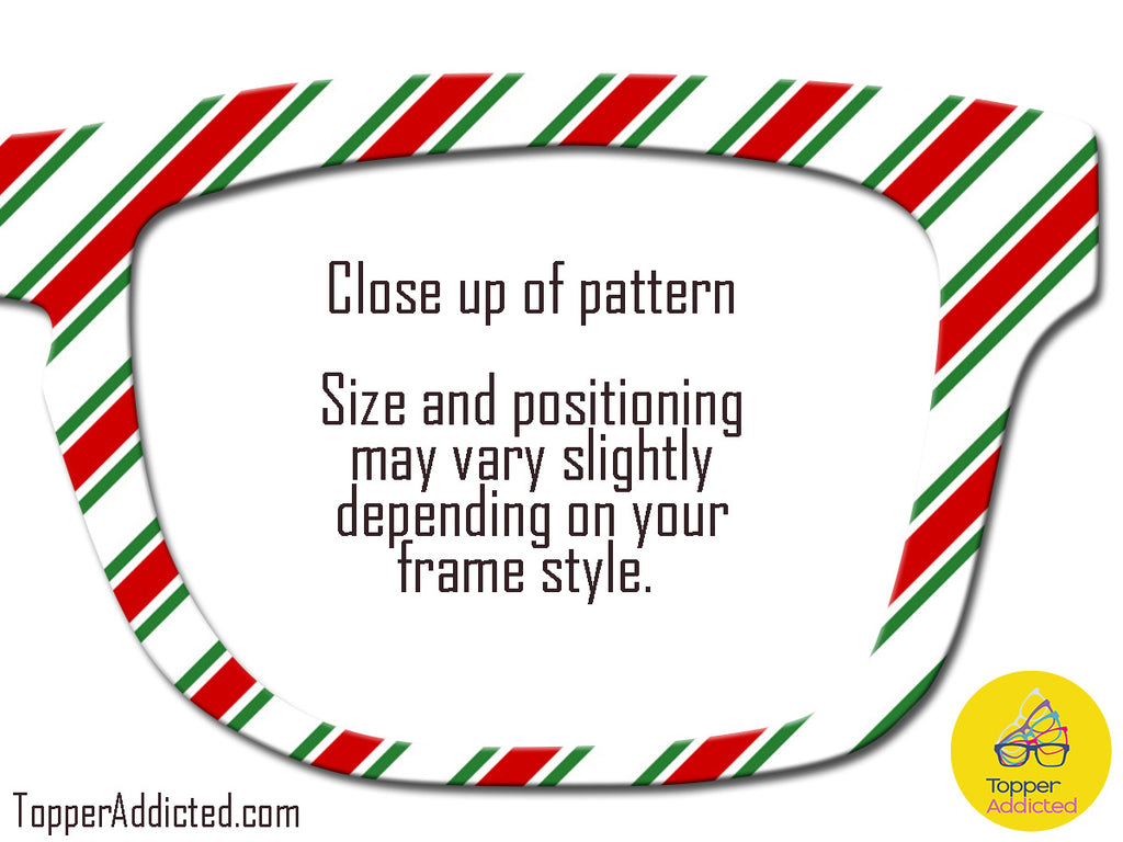 Candy Cane Designs #1 | Pair Eyewear Compatible | w/ Visual Design Tools