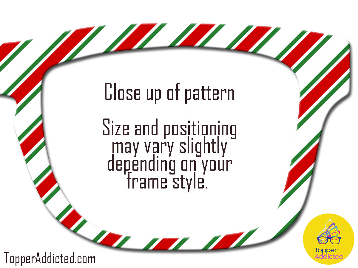 Candy Cane Designs #1 | Pair Eyewear Compatible | w/ Visual Design Tools
