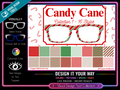 Candy Cane Designs #1 | Pair Eyewear Compatible | w/ Visual Design Tools