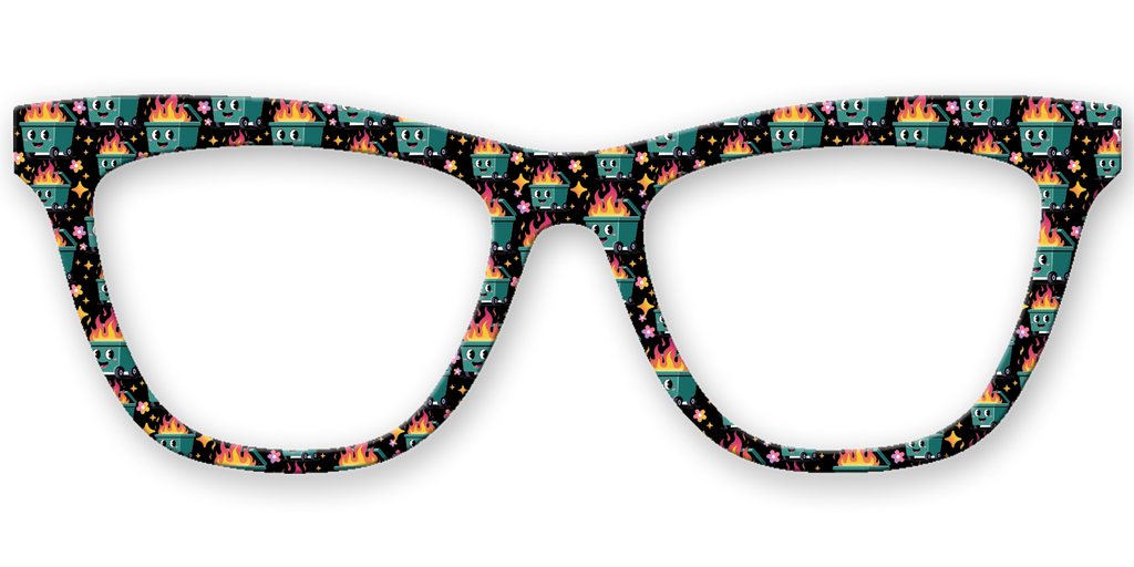 What color is your Dumpster Fire? | Pair Eyewear Compatible | w/Visual Design Tools