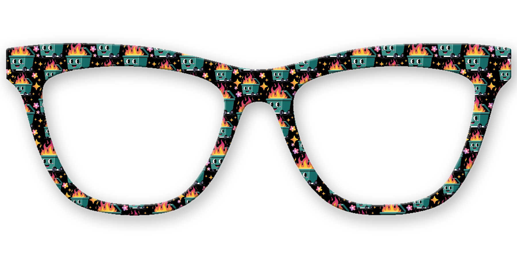 What color is your Dumpster Fire? | Pair Eyewear Compatible | w/Visual Design Tools