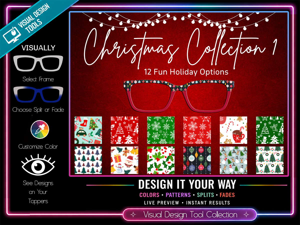 Christmas Collection #1 | Pair Eyewear Compatible | w/Visual Design Tools