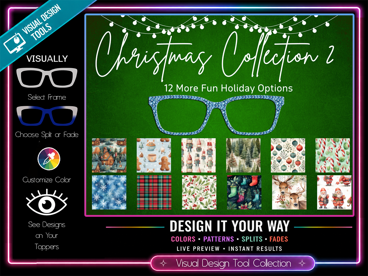 Christmas Collection #2 | Pair Eyewear Compatible | w/Visual Design Tools