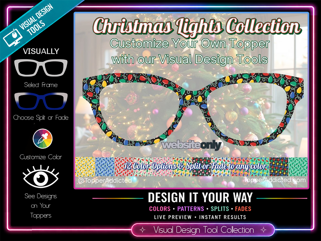 Christmas Lights Collection #1 | Pair Eyewear Compatible | w/Visual Design Tools