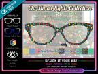 Christmas Lights Collection #1 | Pair Eyewear Compatible | w/Visual Design Tools