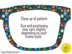 Fun Geometric Colorful Designs | Pair Eyewear Compatible Toppers