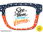 Make Your Own Custom Baseball Team Color Toppers | Pair Eyewear Compatible | w/Visual Design Tools