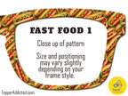 Junk Food Toppers- 12 Fast Food Patterns for Pair Eyewear w/ Visual Design Tools