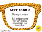 Junk Food Toppers- 12 Fast Food Patterns for Pair Eyewear w/ Visual Design Tools