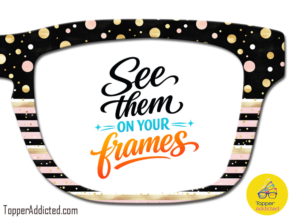 Spec-Tacular Dots - Metal Toppers - Compatible with Pair Eyewear