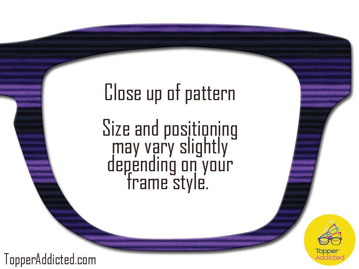 Cozy Layers of Purples and Blues | Pair Eyewear Compatible Toppers
