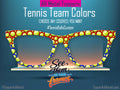 Tennis Ball Patterned all Metal Topper compatible with Pair Eyewear