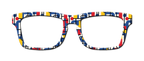 Mondrian Modern Art Collection Compatible with Pair Eyewear w/Visual Design Tools