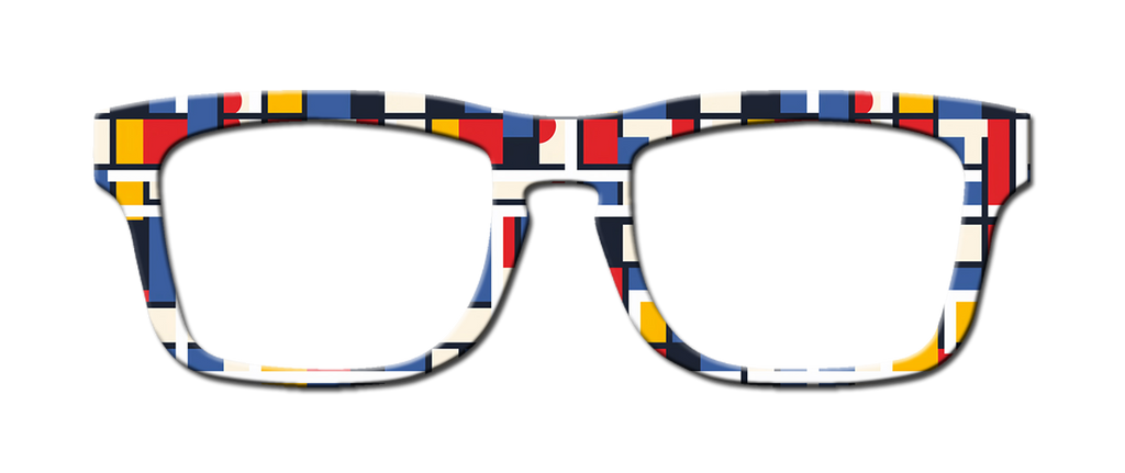 Mondrian Modern Art Collection Compatible with Pair Eyewear w/Visual Design Tools