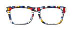 Mondrian Modern Art Collection Compatible with Pair Eyewear w/Visual Design Tools