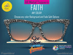Faith Patterned all Metal Topper compatible with Pair Eyewear