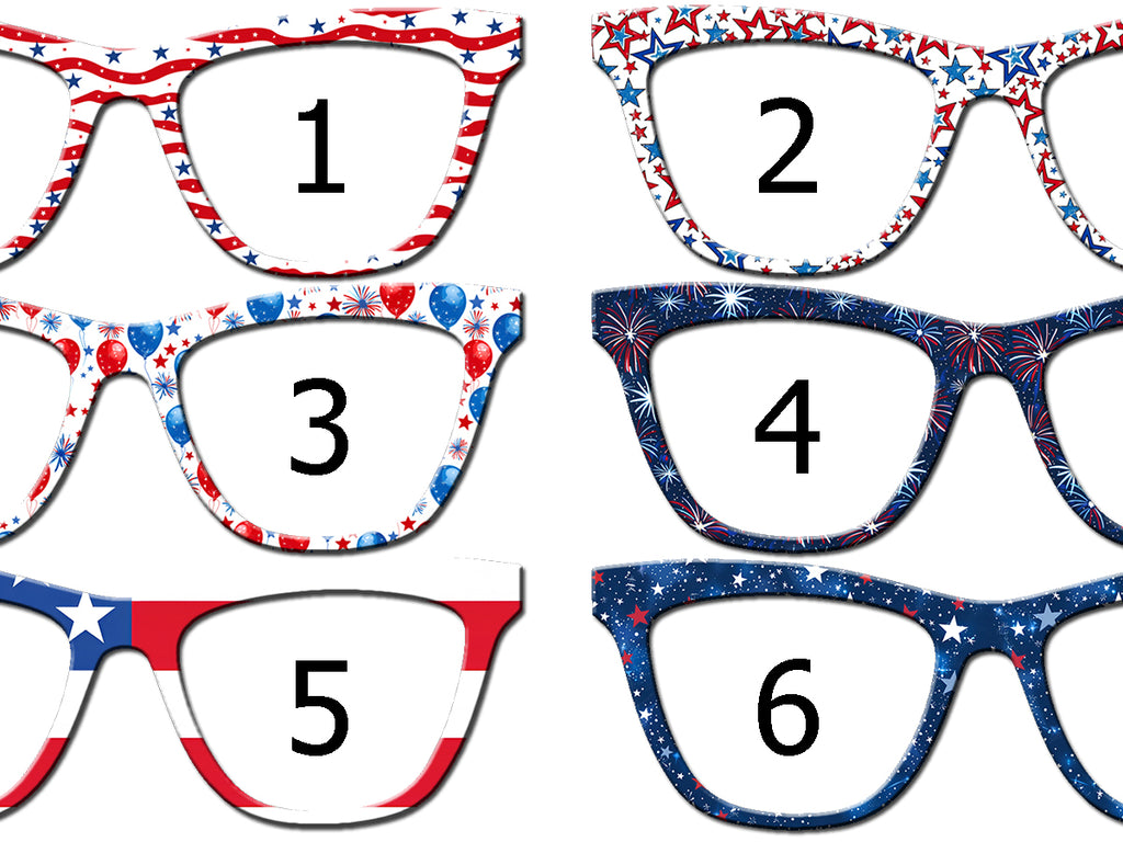 4th of July Collection #1 | Pair Eyewear Compatible | w/Visual Design Tools