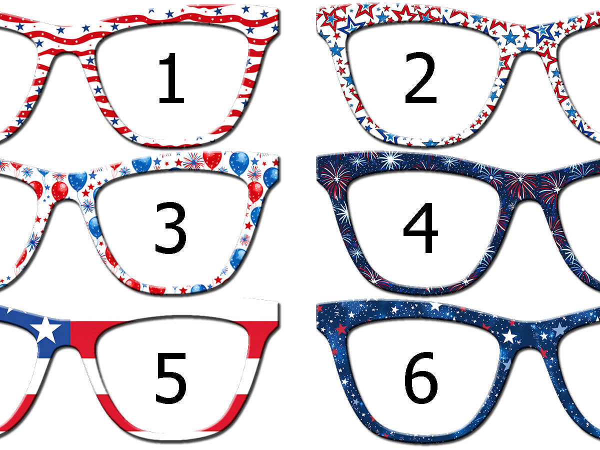 4th of July Collection #1 | Pair Eyewear Compatible | w/Visual Design Tools