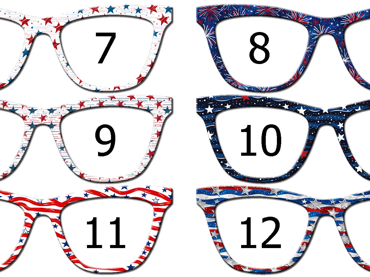 4th of July Collection #1 | Pair Eyewear Compatible | w/Visual Design Tools