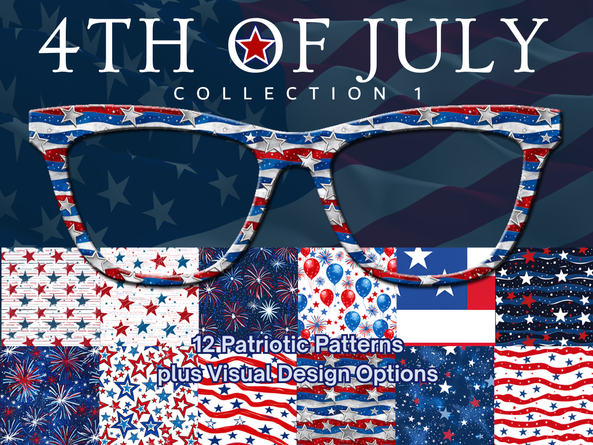 4th of July Collection #1 | Pair Eyewear Compatible | w/Visual Design Tools