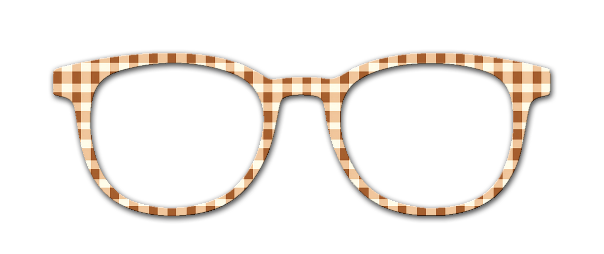 Gingham Collection #1 | Customizable Toppers for Pair Eyewear | w/Visual Design Tools