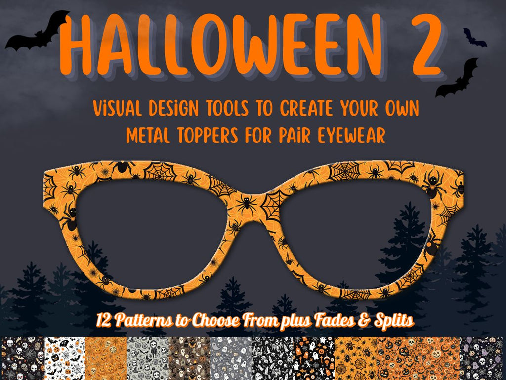 Halloween Collecton #2 | 12 Patterns for Pair Eyewear | w/Visual Design Tools