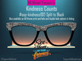 Kindness Counts | Magnetic Glasses Topper | All Metal Topper for Pair Eyewear | 8 Fade and Split Options to any color