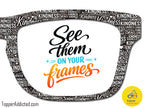 Kindness Counts | Magnetic Glasses Topper | All Metal Topper for Pair Eyewear | 8 Fade and Split Options to any color