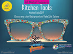 Kitchen Tools - Patterned all Metal Topper compatible with Pair Eyewear