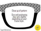 Line Design with Black Split | Pair Eyewear Compatible Toppers