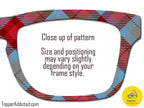 Red and Blue Plaid Flannel Topper | Pair Eyewear Compatible