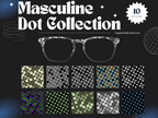 Masculine Dots | Pair Eyewear Compatible | w/Visual Design Tools