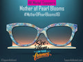 Mother of Pearl #16 Pearlescent Flowers | Magnetic Glasses Topper | All Metal Topper for Pair Eyewear | 8 Fade and Split Options to any color