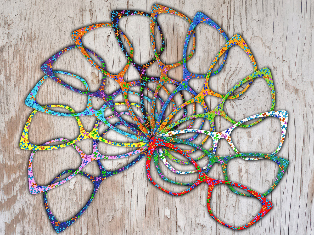 Colorful Balloon Dogs | Pair Eyewear Compatible | w/Visual Design Tools