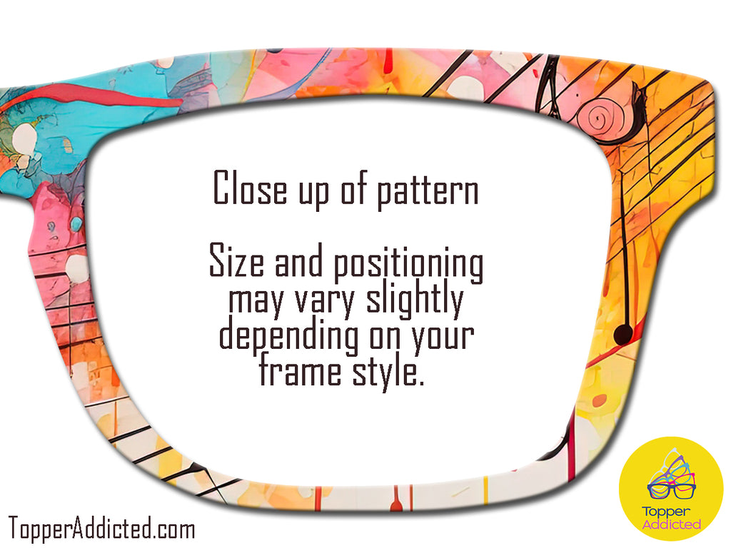 Musical Watercolors - 12 Patterns w/Visual Design Tools