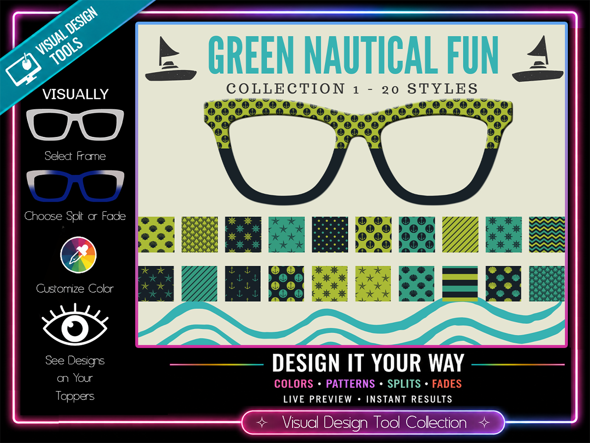 Nautical Green Collection - w/Visual Design Tools