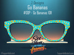 Go Bananas - Fun and Funky Toppers for Pair Eyewear | Pair Eyewear Compatible | w/Visual Design Tools